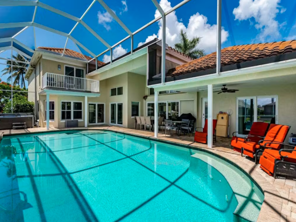 Dog-Friendly Waterfront Home with Private Pool in Marco Island, FL